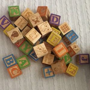 ABC & Number Wooden Blocks